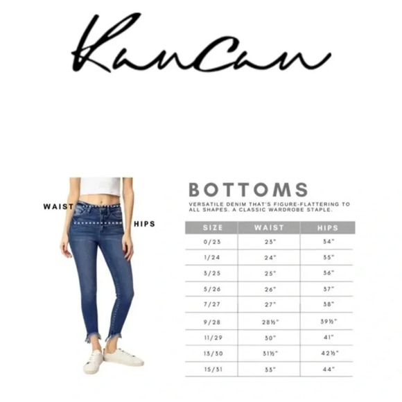 KanCan Flare Leg High Rise Jeans 11/29 NWT - Picture 6 of 14
